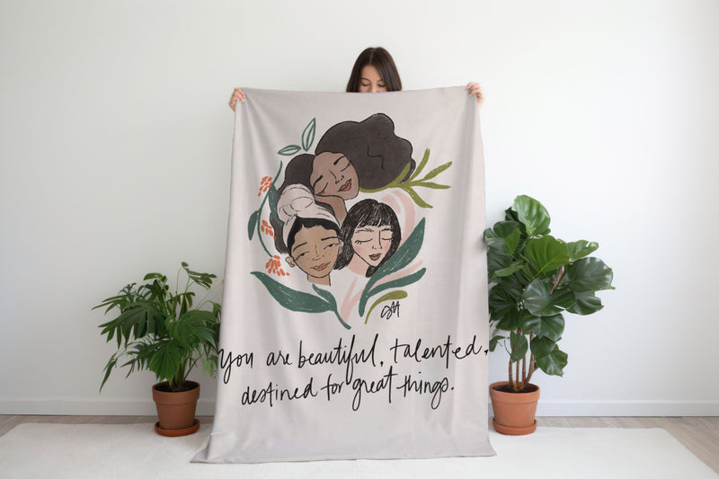 Destined For Great Things - 50x60 Minky Blanket