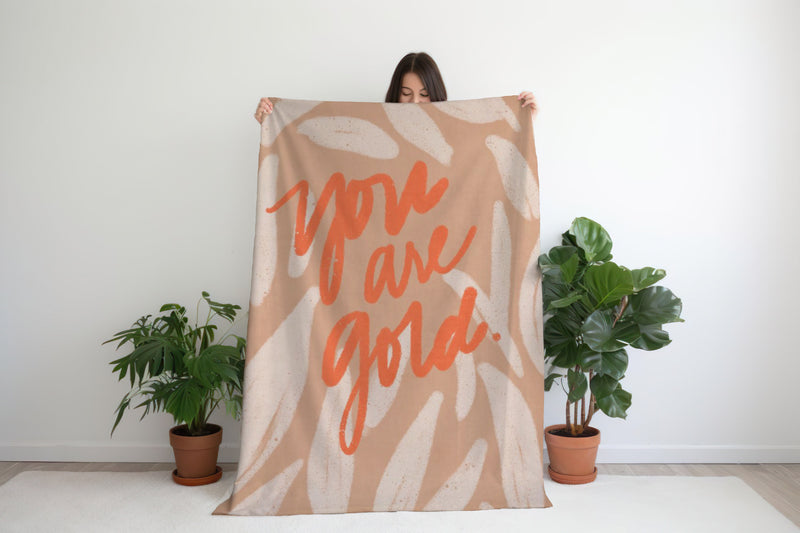 You Are Gold - 50x60 Minky Blanket