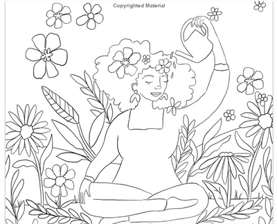 Wildly Loved Coloring Book - A Signed Copy by Jena Holliday