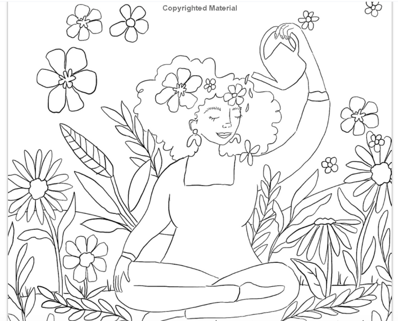 Wildly Loved Coloring Book - A Signed Copy by Jena Holliday