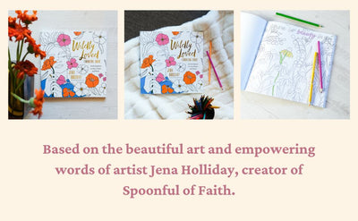 Wildly Loved Coloring Book - A Signed Copy by Jena Holliday