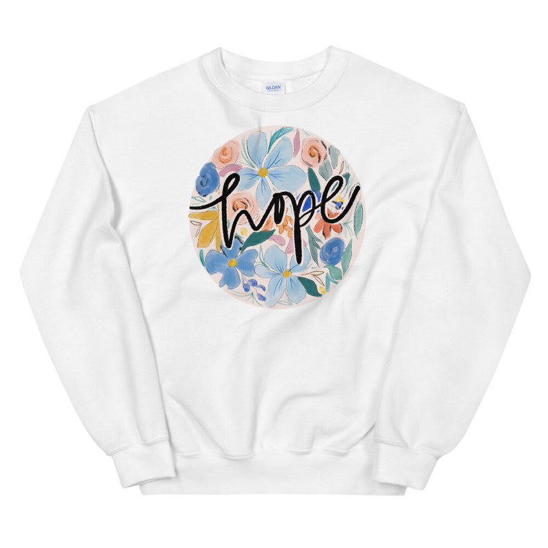 Hope Flower Circle - UNISEX Sweatshirt