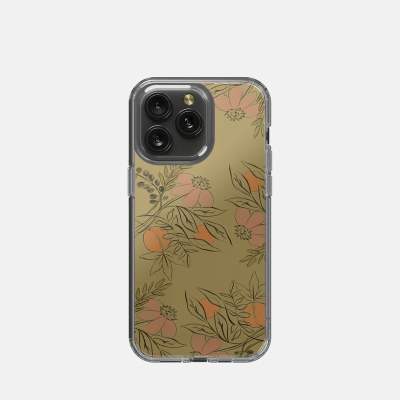 Botanical Florals Green - iPhone Case