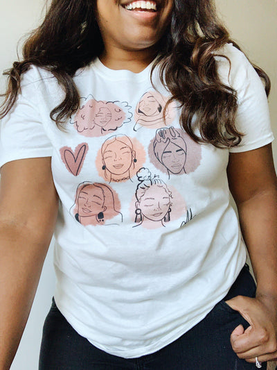 We Are All Loved - Shades of Brown Tee